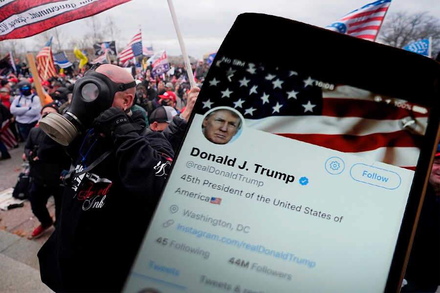 Donald Trump Redes Sociales Capitlio crisis