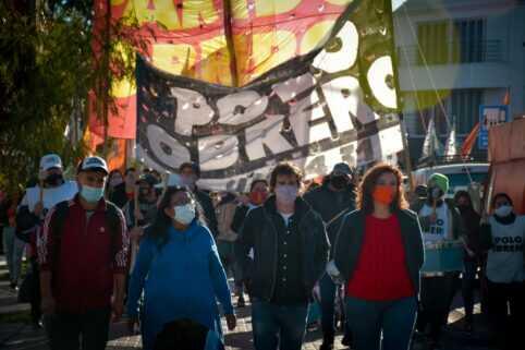 Villa 31 Polo Obrero acto Partido Obrero Frente de Izquierda Unidad
