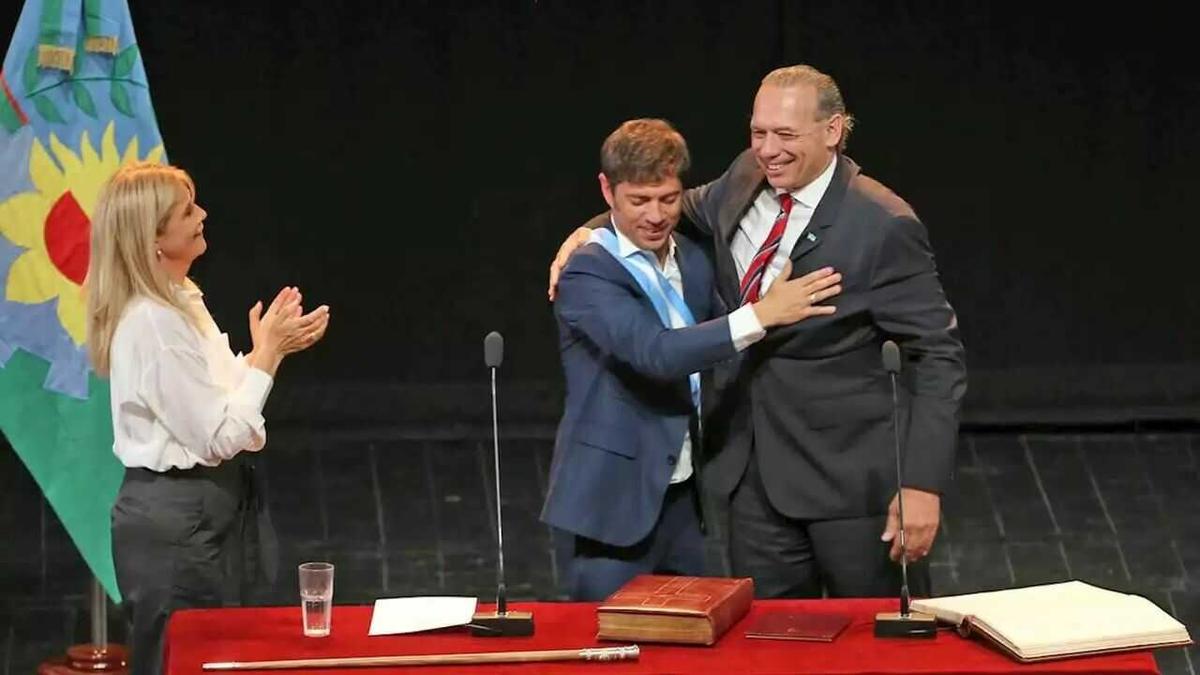 Axel Kicillof, Sergio Berni y Verónica Magario - Provincia de Buenos Aires