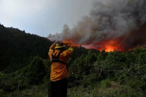 incendio bariloche cerro tronador