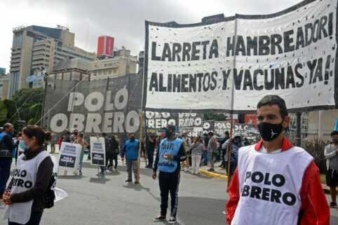 Polo Obrero marcha piquete caba larreta comedores merenderos Polo Obrero marcha piquete caba larreta comedores merenderos