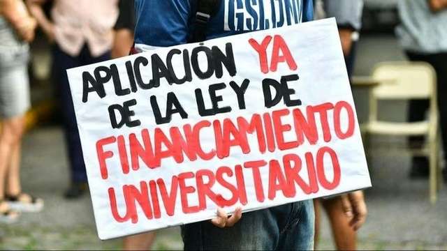 Otro fallo valida la Ley de Financiamiento Universitario, pero la Justicia no hace nada para que se cumpla