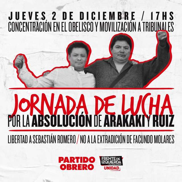 cesar arakaki daniel ruiz movilizacion