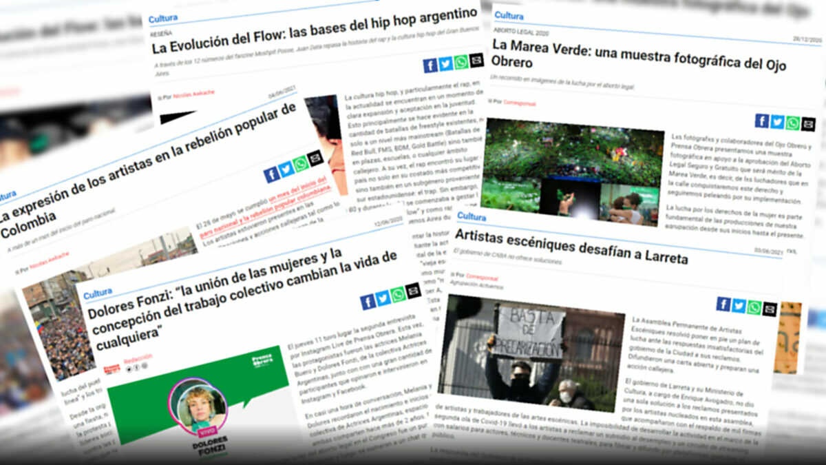 Prensa Obrera Cultura Prensa Obrera Cultura