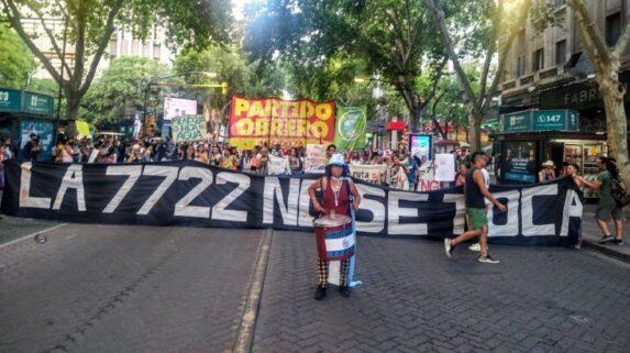 Movilización en Mendoza por Chubut Movilización en Mendoza por Chubut